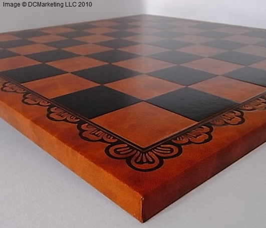 Leatherette Chess Board - 45.5cm