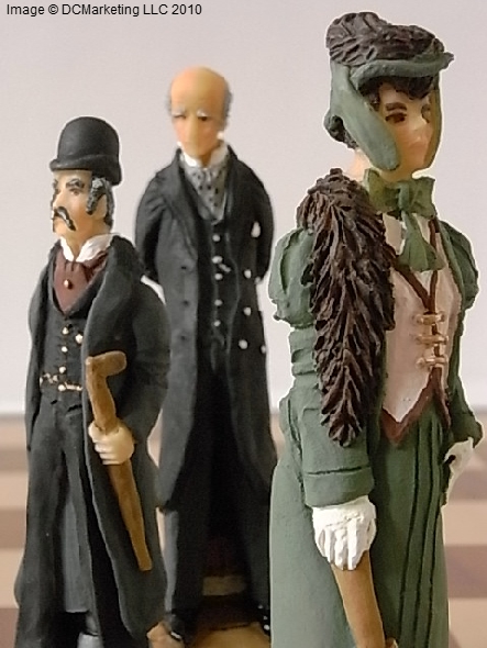 Sherlock Holmes Chess Set - Fully Hand Painted